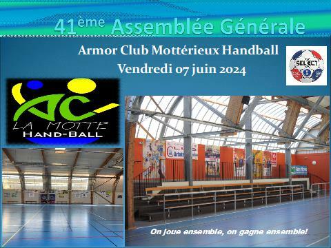 41 EME ASSEMBLEE GENERALE ACM HANDBALL LA MOTTE