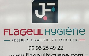 BIENVENUE A NOTRE SPONSOR FLAGEUL HYGIENE LA GARE D'UZEL SAINT-HERVE